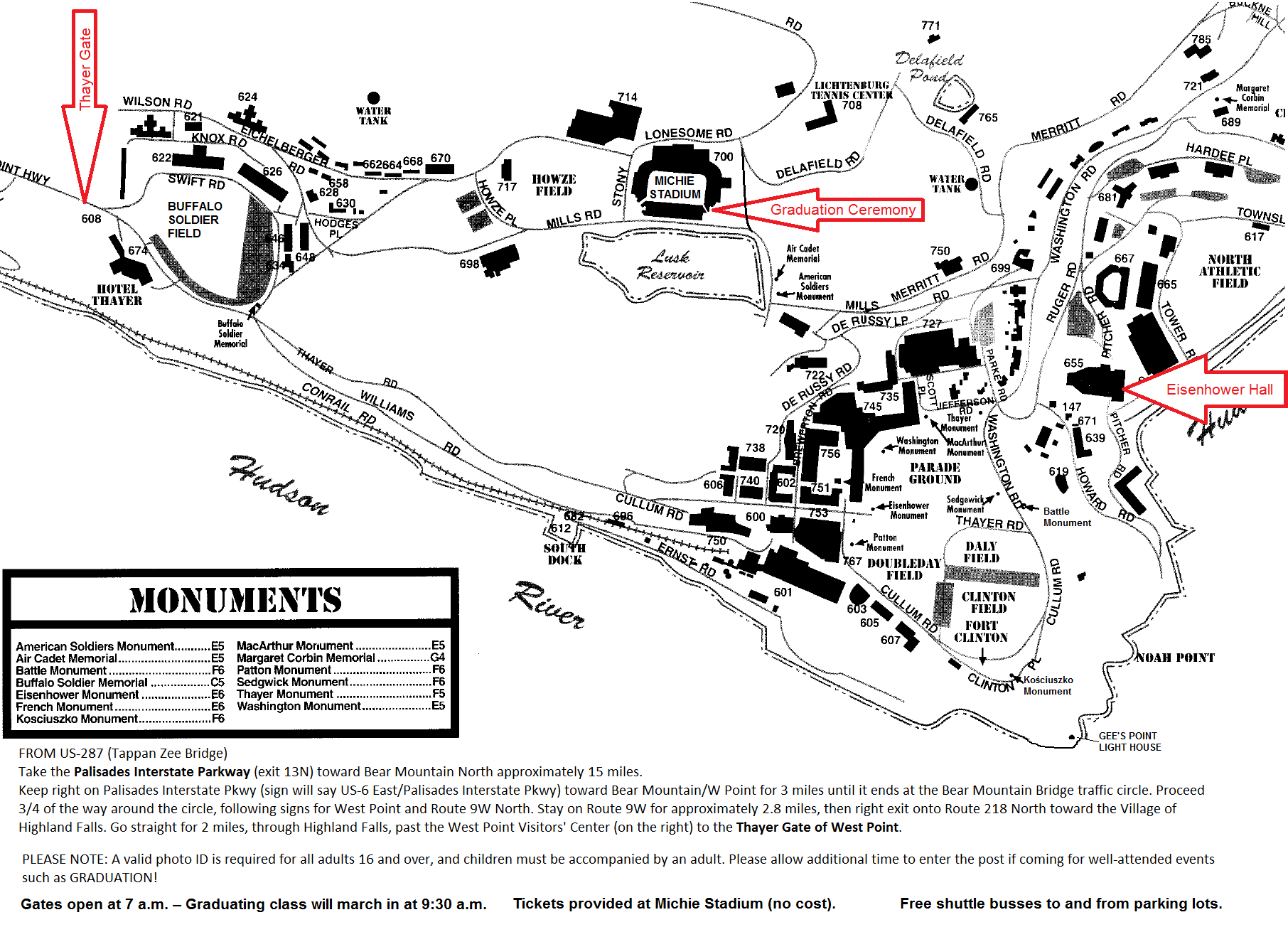 west point military academy campus map Plebe Net west point military academy campus map